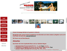 Tablet Screenshot of getraenke-wagner.de
